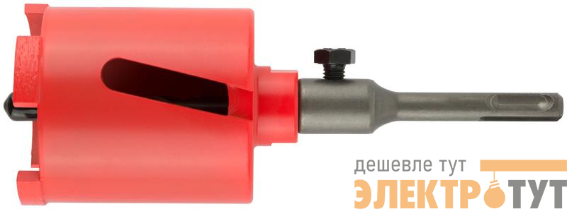 Коронка кольцевая алмазная по бетону безударная 68мм в сборе КУРС 33475