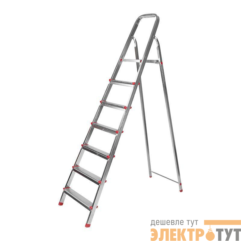 Стремянка металлическая 7 ступенек усиленный профиль Rexant 12-5057