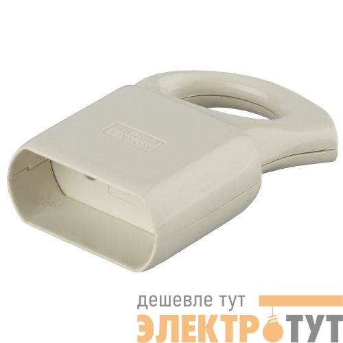 Розетка кабельная R1 6А без заземл. с кольцом непрямой ввод (10/200/7200) бел. ЭРА Б0019183