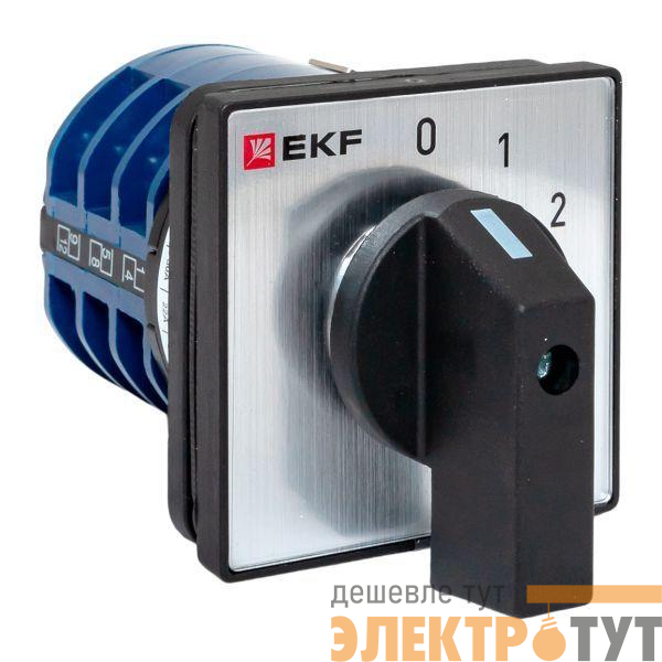Переключатель кулачковый ПК-1-102 2п 32А "0-1-2-3" IP65 EKF pk-1-102-32-65