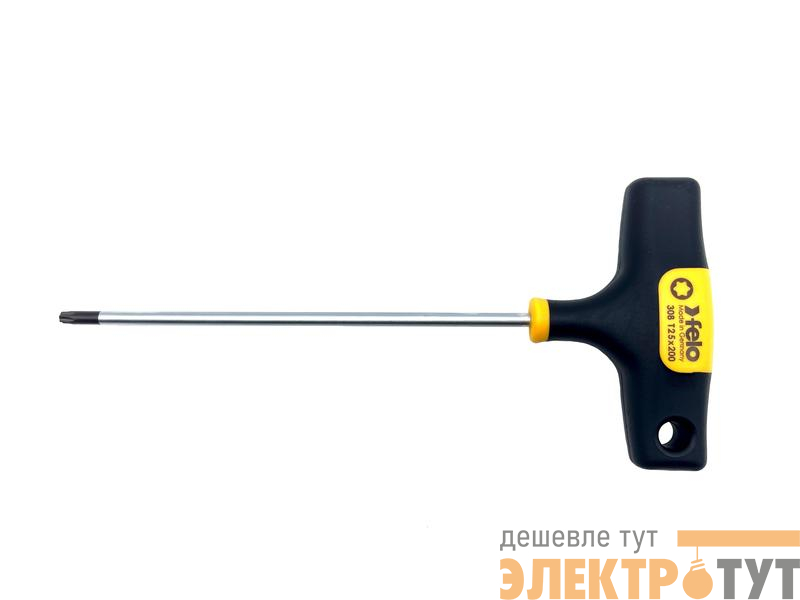 Ключ Т-образный TX25 стержень 200мм FELO 30825760