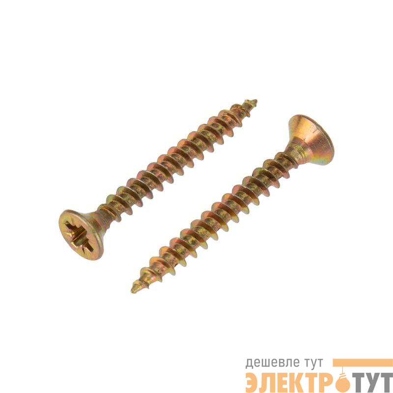 Саморез универсальный 4х30 желт. цинк (уп.250шт) Kranz KR-01-3311-027