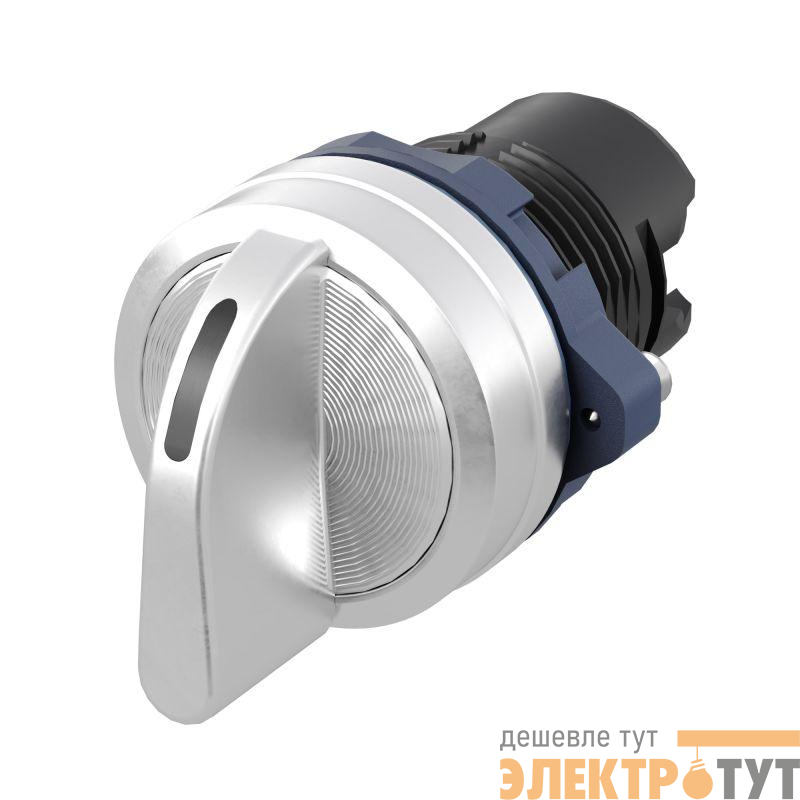 Головка переключателя на 3 положения с возвратом стандартная ручка алюм. черн. DKC M22S-M3A