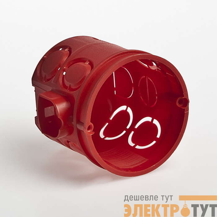Коробка установочная СП 60х62мм IP30 блочная углублен. красн. Ruvinil 10190