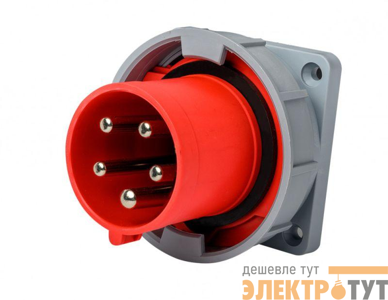 Вилка для скрытой проводки 3Р+РЕ+N 125А 380В IP67 ВЩ-103 DEKraft 26244DEK