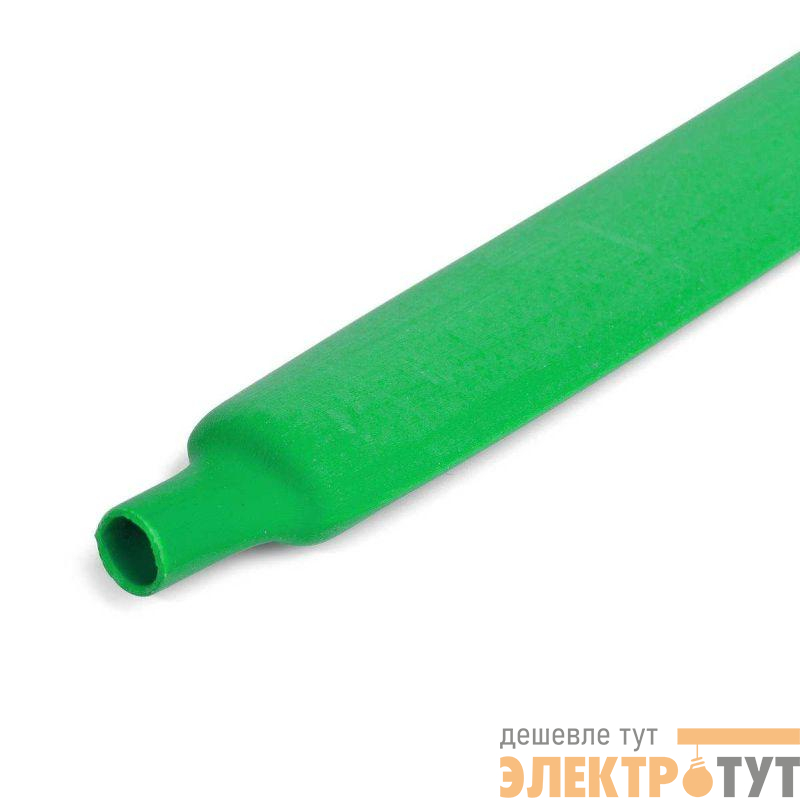 Трубка термоусадочная ТУТ (HF)-12/6 зел. (уп.50м) КВТ 82937