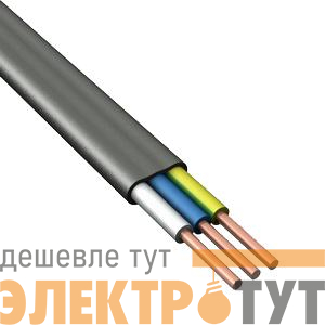 Кабель ВВГ-Пнг(А)-LSLTx 3х2.5 ОК (N PE) 0.66кВ (уп.100м) ПромЭл 872002756