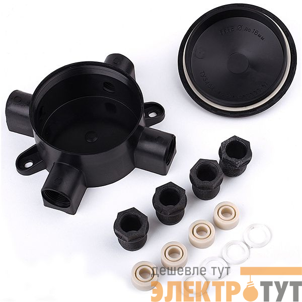 Коробка ответвительная У409-4 У1.5 4 ответвления IP65 Электротехник ET002870