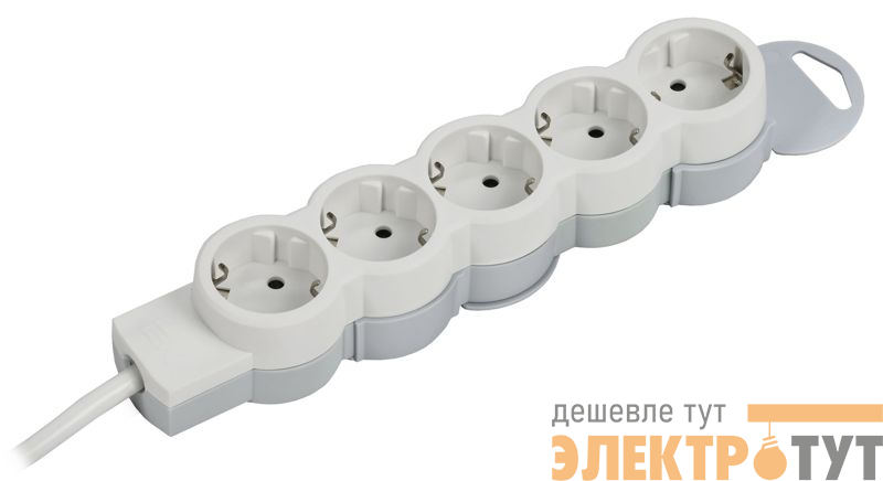 Удлинитель 5х3м с заземл. 16А IP20 Стандарт 5х2P+E Leg 695012