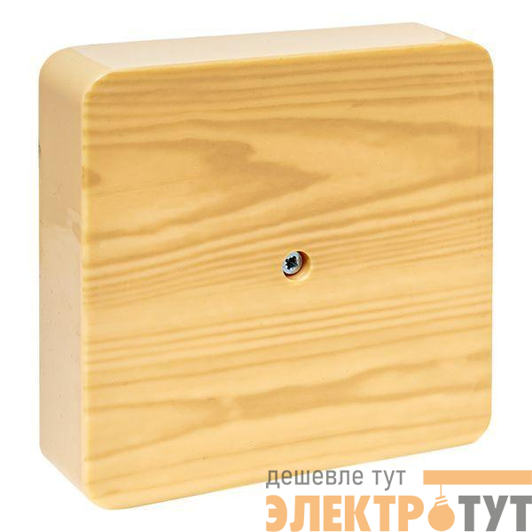 Коробка разветвительная КМР-030-032 100х100х28 свет. дерево PROxima EKF plc-kmr-030-032-s