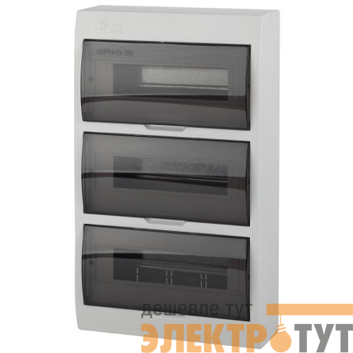 Бокс навесной ЩРН-П-36 36мод. IP41 пластик SIMPLE NO-box_simple-plastic_36_surface BOXS36 Эра Б0041529