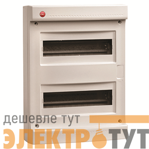 Бокс ОП IP40 24(2х12)м сер. без дверцы DKC 83624