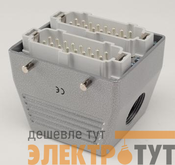 Вилка боковой ввод 32 полюса 16А EMAS EBM32FU10