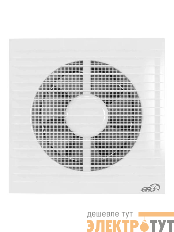 Вентилятор вытяжной осевой 150мм сетка бел. ERA E 150 S