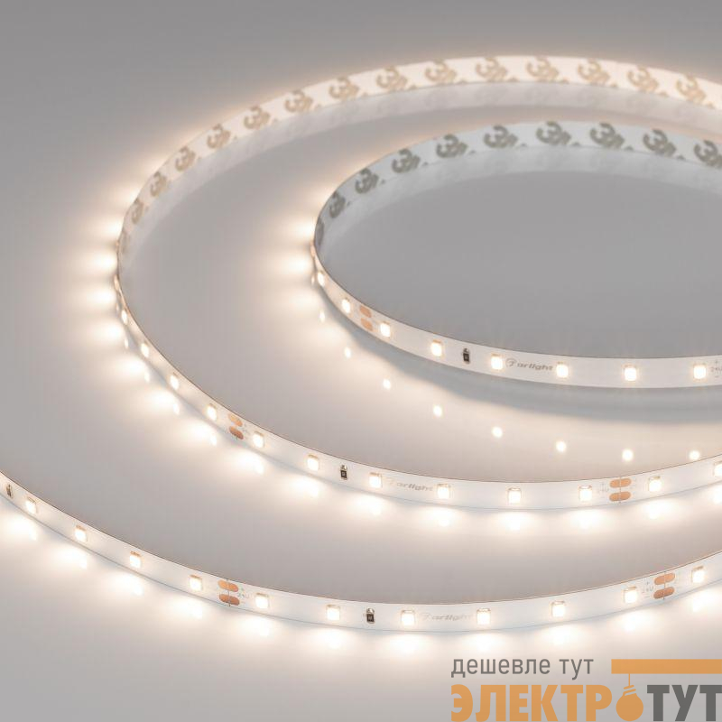 Лента светодиодная UL-A60-8mm 24V Warm 3500К 4.8Вт/м IP20 (уп.5м) Arlight 050584