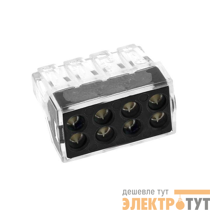 Клемма СМК-108 8 отверстий 1.0-2.5кв.мм (уп.50шт) EKF plc-smk-108