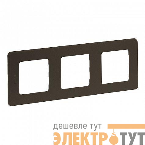 Рамка 3-м Inspiria бронз. IEK 673959