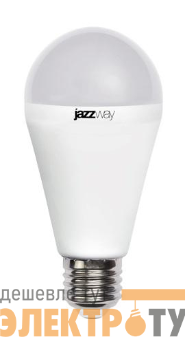 Лампа светодиодная PLED-SP 20Вт A60 5000К холод. бел. E27 JazzWay 5009462A