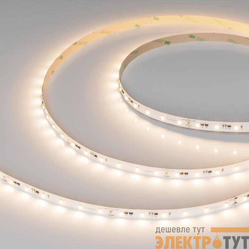 Лента светодиодная IC-A60-10mm 24V Warm 3000К 4.8Вт/м IP20 2835 (уп.20м) Arlight 040670