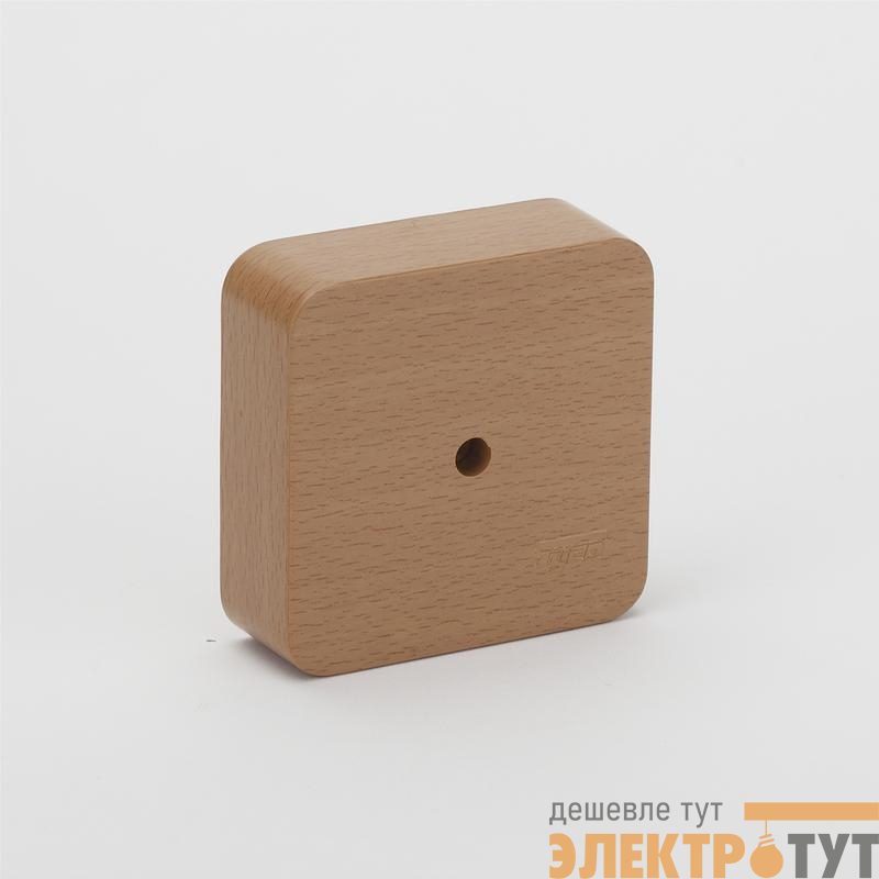Коробка универсальная для кабель-каналов 80х80х25 бук (светл. основа) IP40 Ruvinil 65005-38М