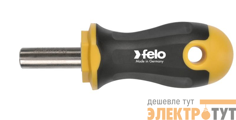 Отвертка под биты Stubby 1/4дюйм 61мм Felo 46902640