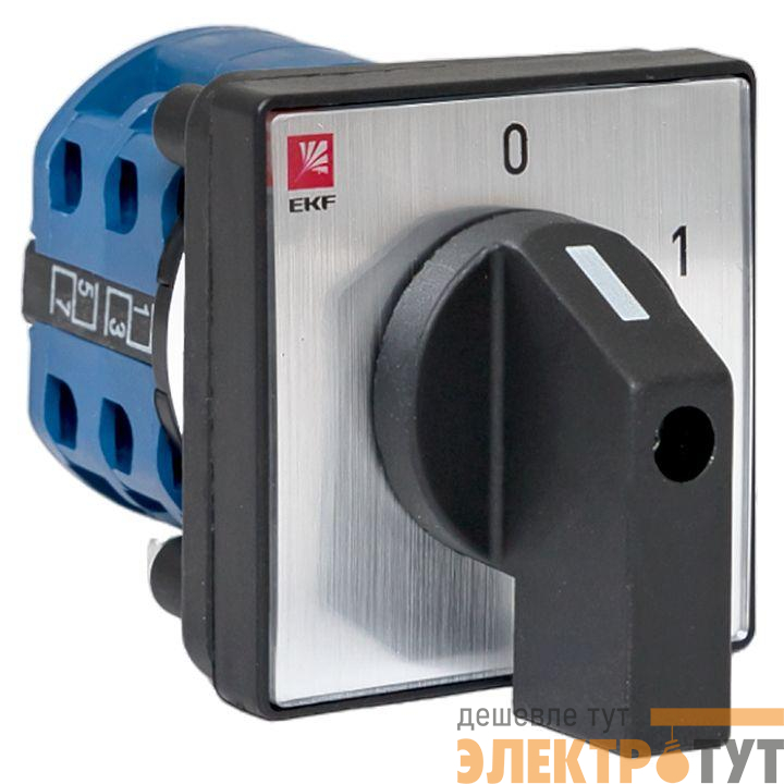 Переключатель кулачковый ПК-1-23 3П 10А "1-0-2" EKF pk-1-23-10