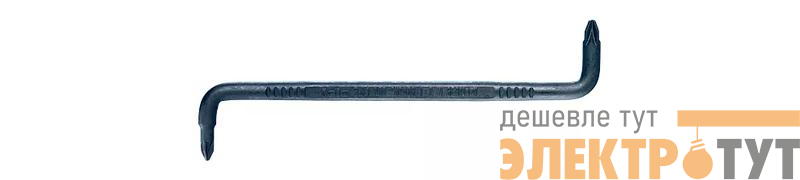 Отвертка двусторонняя изогнутая Z-образ. PZ3-PZ4 200мм FELO 34134000