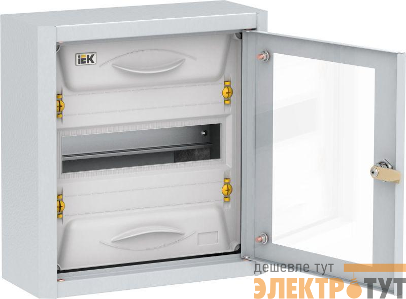 Корпус ЩРн-12 TITAN 5 УХЛ3 IP31 прозр. дверь метал. IEK MKM16-N-012-31-Z-U