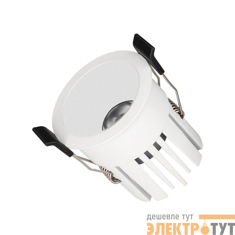 Светильник светодиодный MS-ATLAS-BUILT-R58-10W Warm3000 (WH-WH 35 deg 230В) IP20 металл Arlight 037183(1)