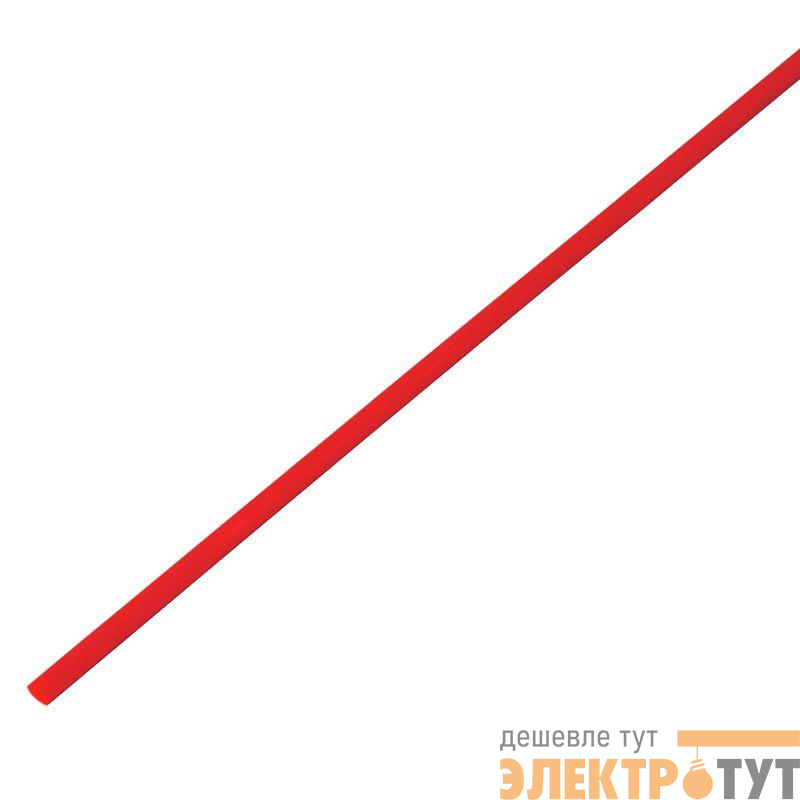 Трубка термоусадочная 3.0/1.5 1м красн. REXANT 20-3004