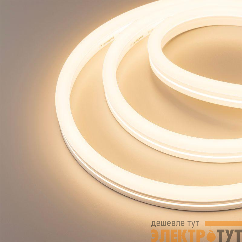Лента светодиодная MOONLIGHT-SIDE-X336-12x24mm 230В Warm 3000К 11Вт/м IP65 wire x1 грибовидная форма герметичная (уп.50м) Arlight 051904