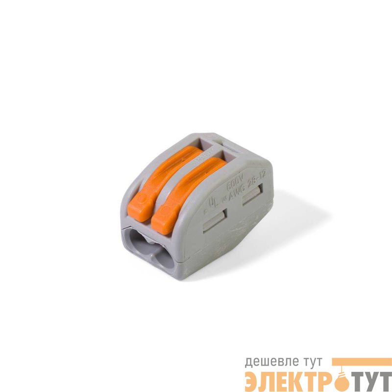 Клеммник универсальный 2х(0.08-2.5) WAGO 222-412