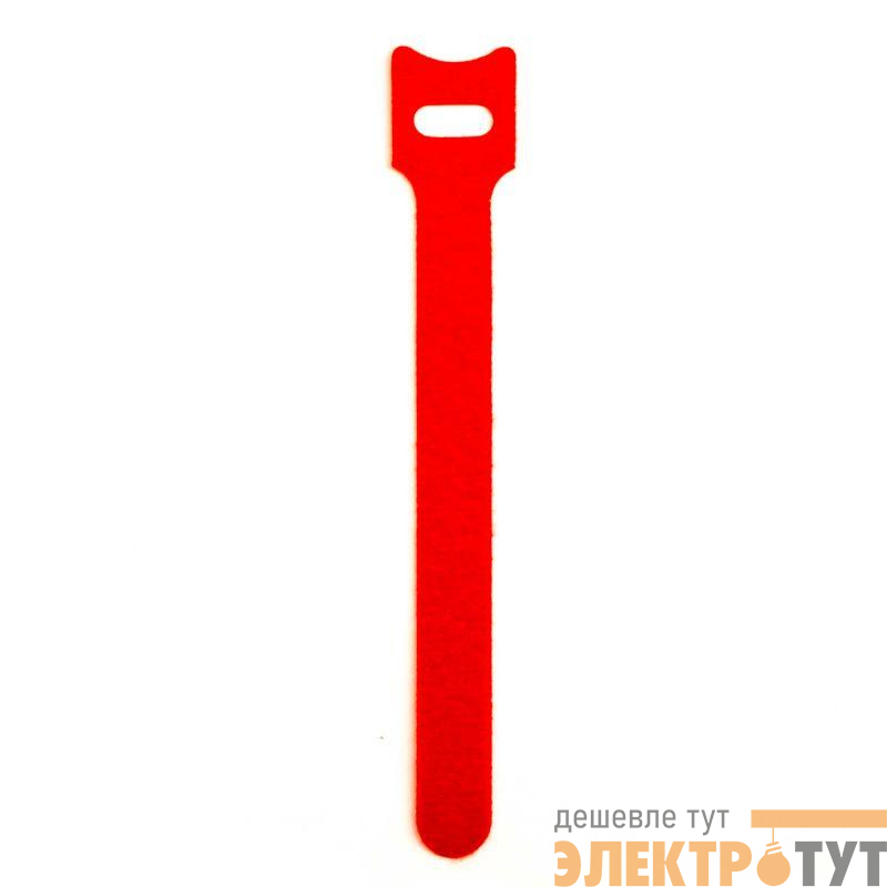 Хомут мягкий многоразовый на тканевой основе 310х17 красн. (уп.10шт) DKC 283117RD