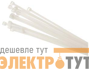 Хомут кабельный 71 059 NCT-076-450-100/WH 7.6х450 нейл. бел. (уп.100шт) Navigator 71059