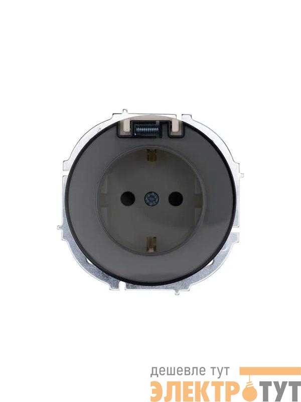 Розетка 1-м СП OSEN IP44 с заземл. с крышкой ПБТ механизм сл. кость LEZARD 743-9088-123BIPCH