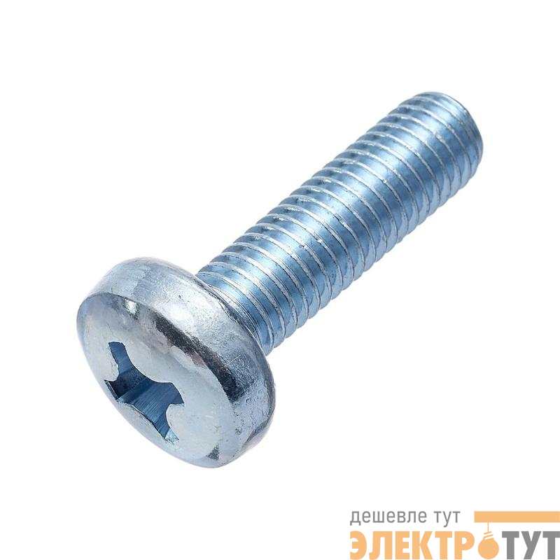 Винт с полукруглой головкой М5х30 DIN 7985 класс прочн. 4.8 цинк (пакет) (уп.100шт) СТРОЙМЕТИЗ UTORM3101478