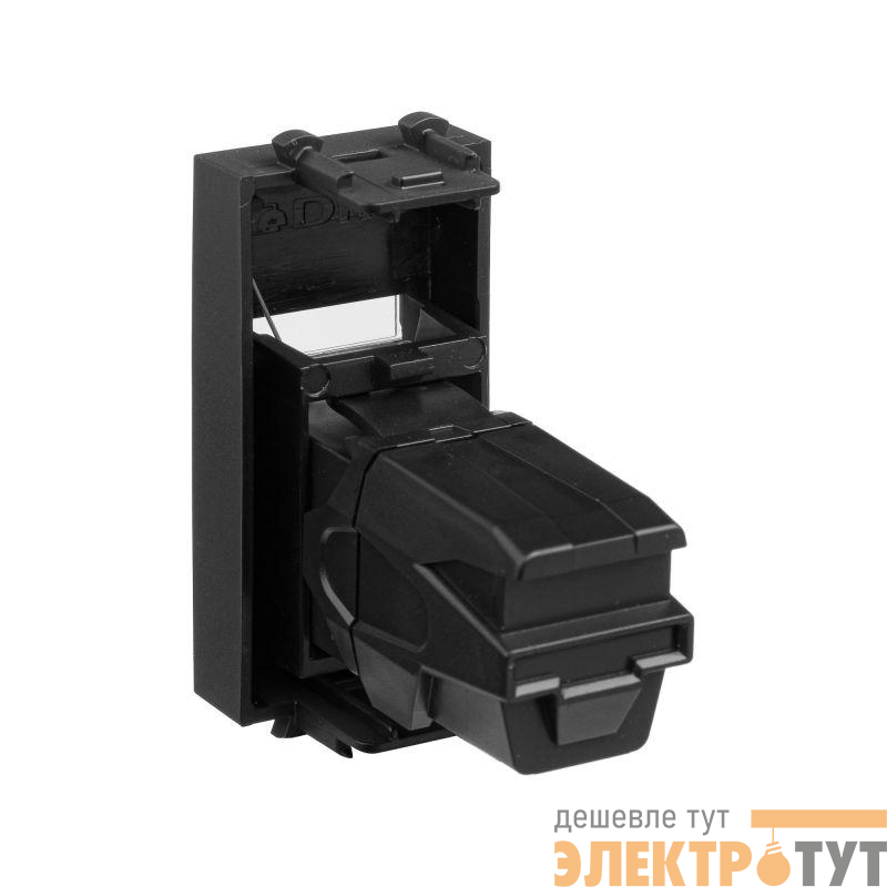 Розетка HDMI 1мод. Avanti "Черный матовый" тип А-А модульная DKC 4412251