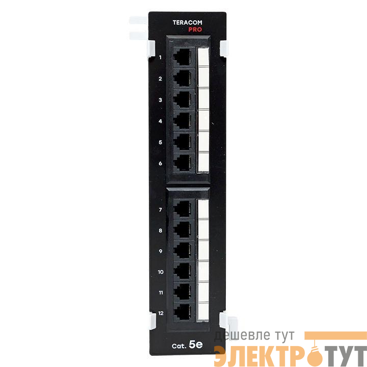 Патч-панель настенная кат.5E UTP неэкранир. 12 портов RJ45 Dual IDC TERACOM PRO EKF TRP-WPP-5EUTP-12