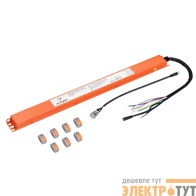 Блок аварийного питания ARJ-EMG-20W-1.5H-LiIon-LONG IP20 металл Arlight 043591