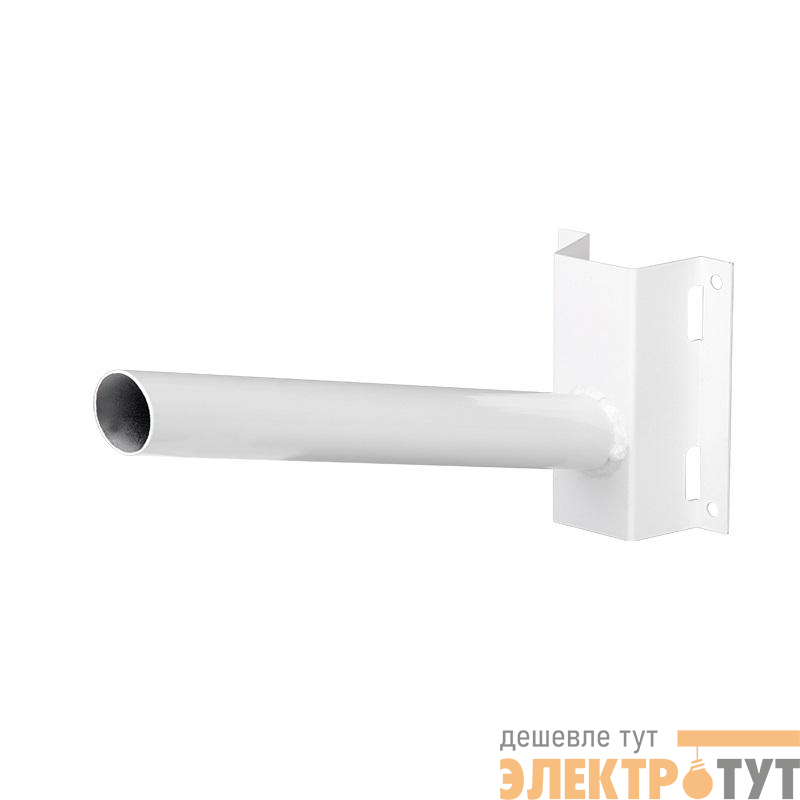 Кронштейн на столб для PSL D40х1.5-WH под бандажную ленту бел. Pro JazzWay 5013728