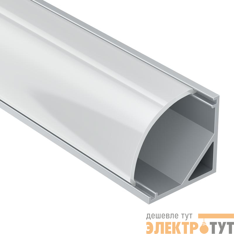 Профиль алюминиевый накладной 16х16 Maytoni ALM008S-2M