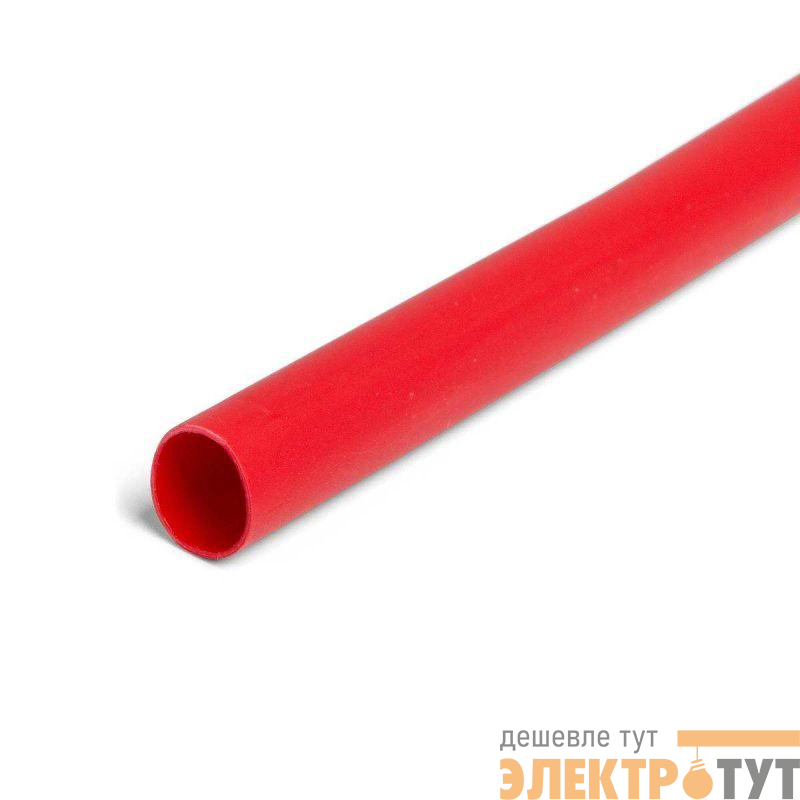 Трубка термоусадочная ТНТ-12/6 в метровой нарезке красн. (уп.20м) КВТ 82985