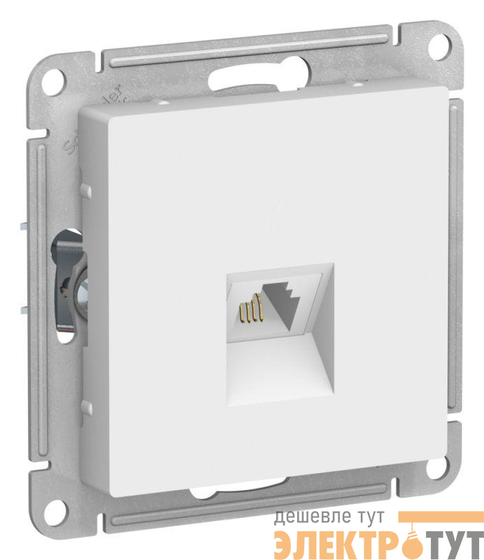 Розетка телефонная AtlasDesign RJ11 механизм лотос SE ATN001381