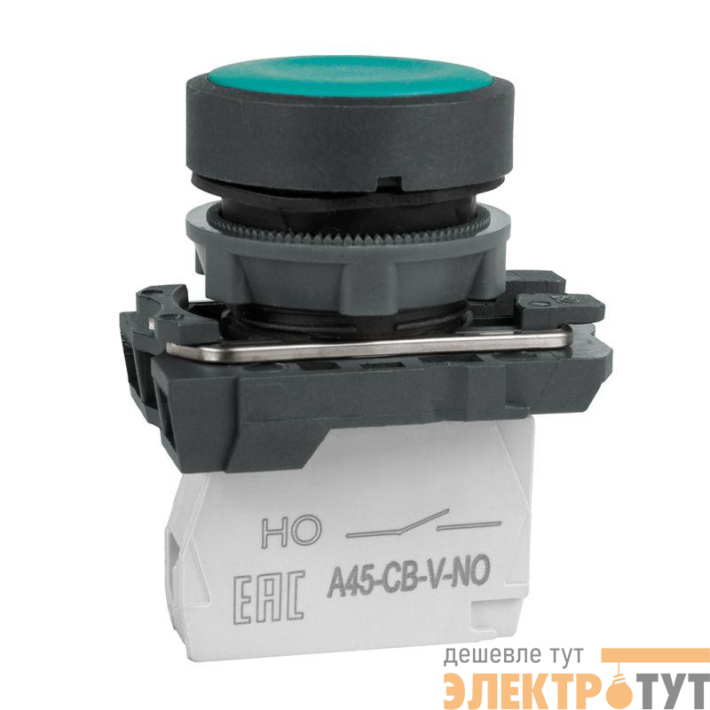 Кнопка OptiSignal D22 C5-P-310 зел. пластик 1НО XB5AA31 КЭАЗ 332181