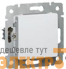 Выключатель 1-кл. СП Cariva 10А IP20 250В авт. клеммы механизм бел. Leg 773656