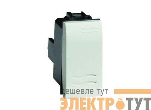 Переключатель промежуточный 1-кл. 1мод. Brava 16А IP20 (инвертор) бел. DKC 76031B