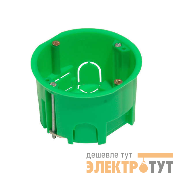 Коробка установочная СП 68х45 для гипсокарт. с метал. лапками HEGEL КУ1202-И