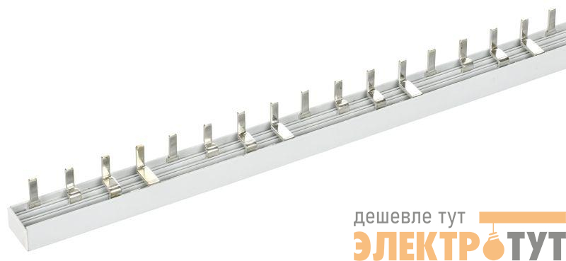 Шина соединительная PIN (штырь) 4п 63А луженые (дл.1м) IEK YNS21-4-063-N