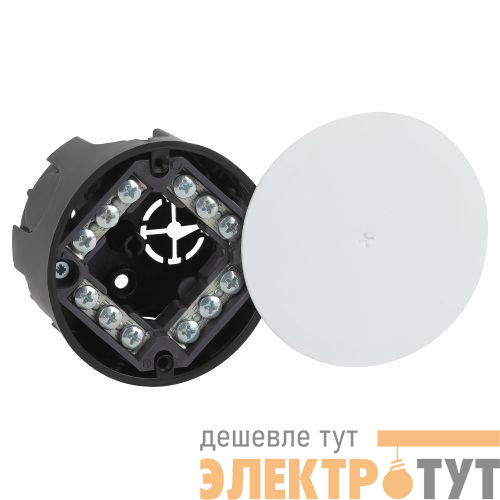 Коробка распаячная для твердых стен клеммник крышка IP42 KRT-k-74-42 Эра Б0057231