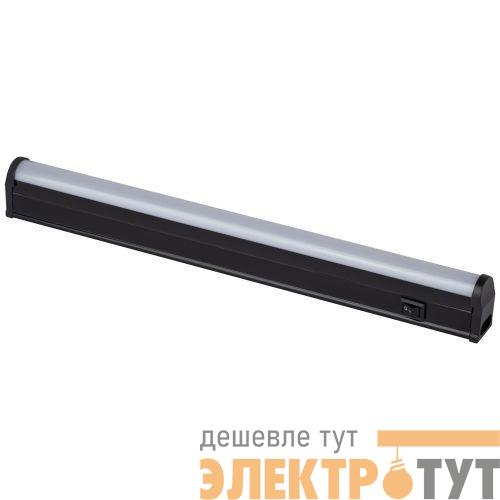 Светильник светодиодный LLED-01-04W-4000-B 4Вт 4000К L314мм с выключателем (в линию до 100Вт) черн. Эра Б0065563